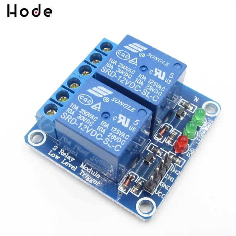 2 4 канальный Релейный модуль Интерфейс доски щит для Arduino 12 в триггер низкий