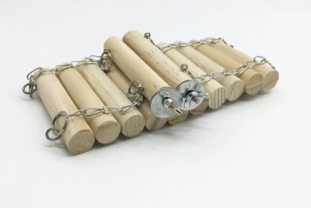 Качели для домашних животных птица попугай игрушечная лестница деревянные