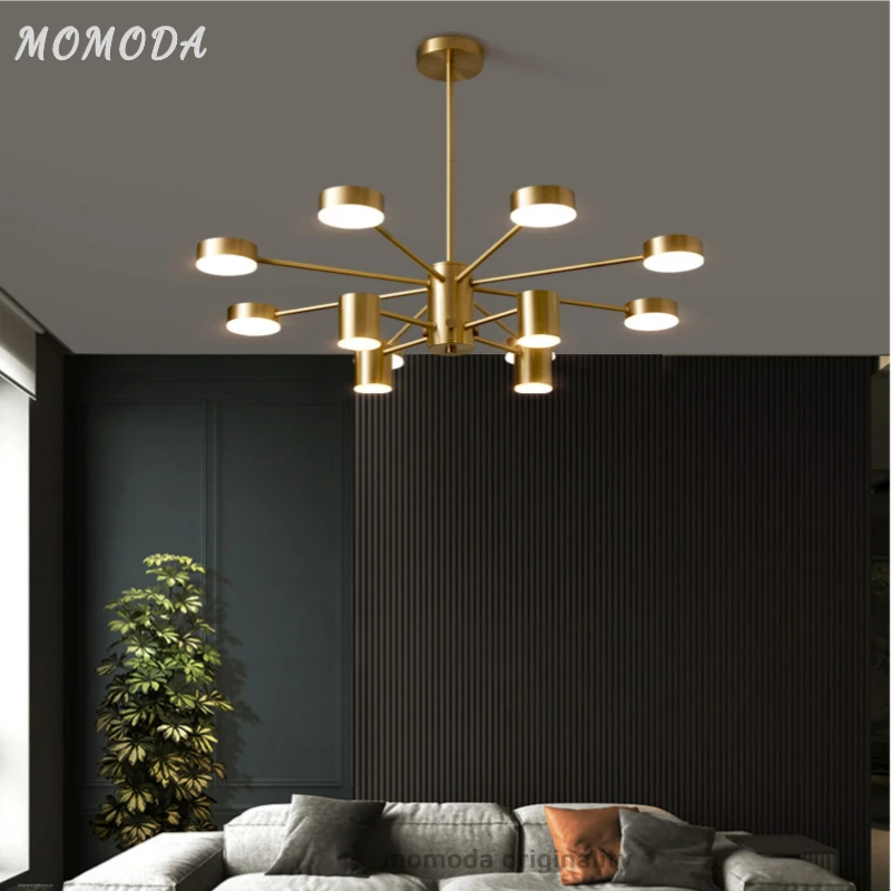 MOMODA Nordic светодиодные светильники люстры для Гостиная современный оригинальный