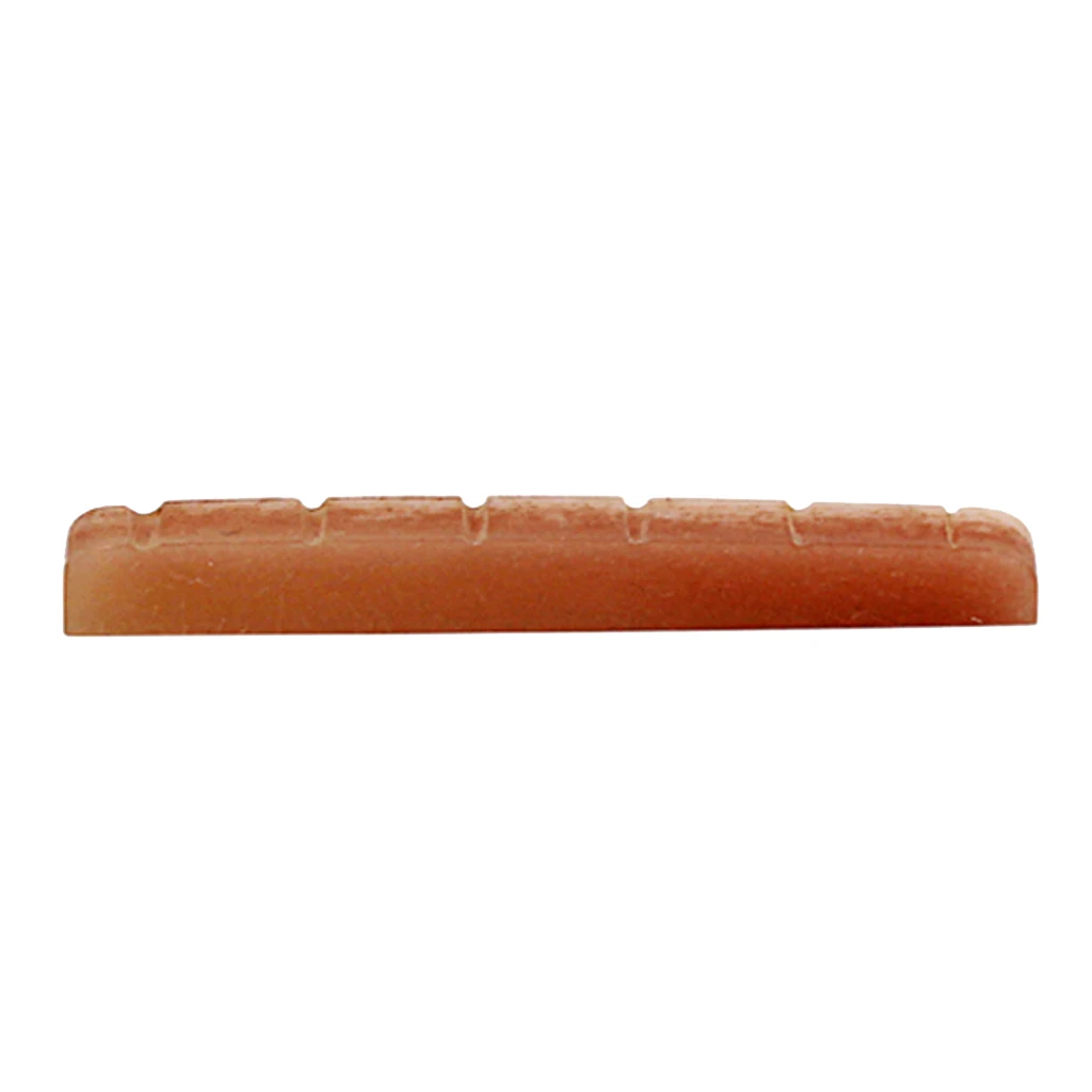 

42mm Electric Guitar Bone Nut Cattle Bone Slotted Replacement
