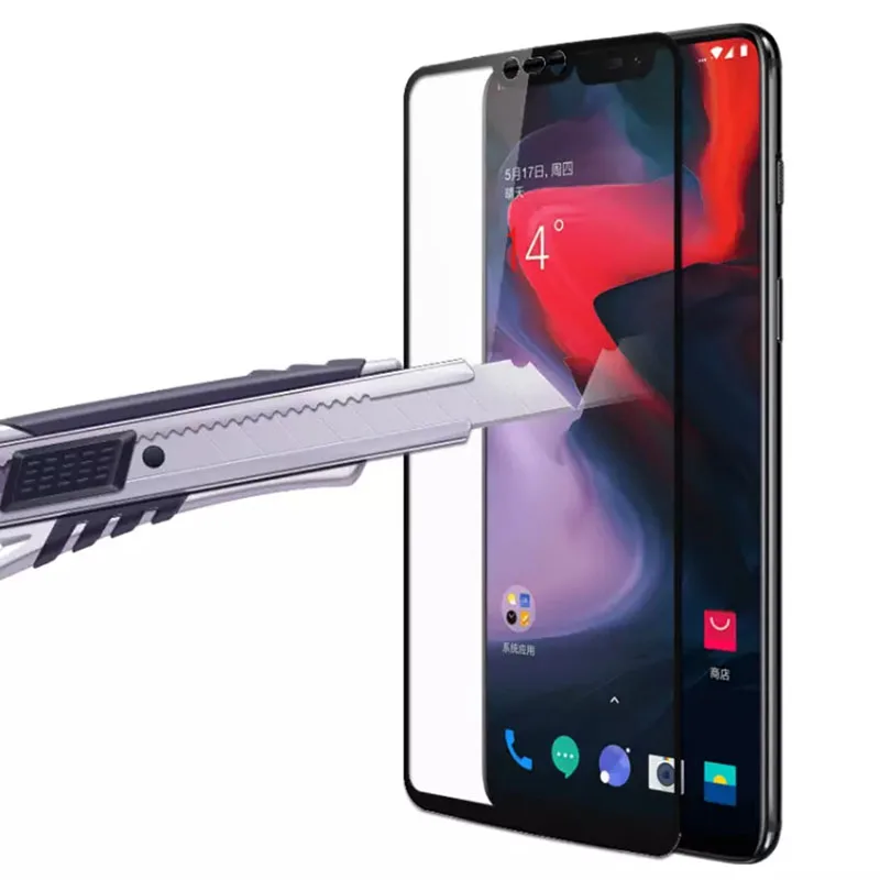 Полный Клей Защитное стекло для Oneplus 6t чехол для телефона протектор экрана на один плюс 5t 3t 3 5 6t T6 T5 T3 Oneplus6 9h крышка пленка