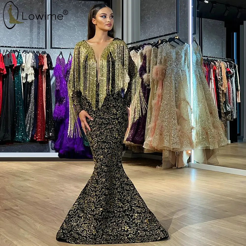 Женское вечернее платье с юбкой годе сексуальное глубоким V-образным вырезом и