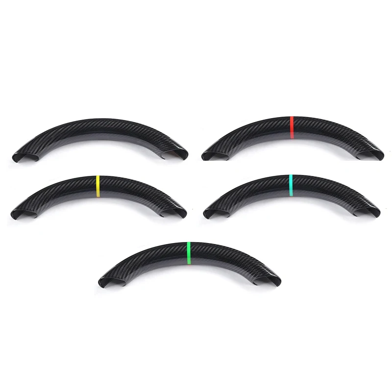 

Real Carbon Fiber Steering Wheel Cover Trim Replacement Stickers Accessories for Tesla Model 3 Y