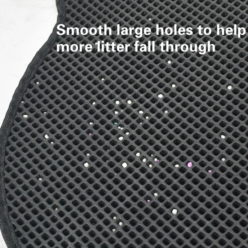 Водонепроницаемый двухслойный коврик для кошачьего туалета Ловца экологически