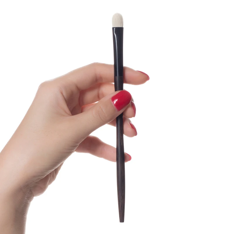 Профессиональные кисти для макияжа ручной работы F10 ультра мягкие Saibikoho из козьей