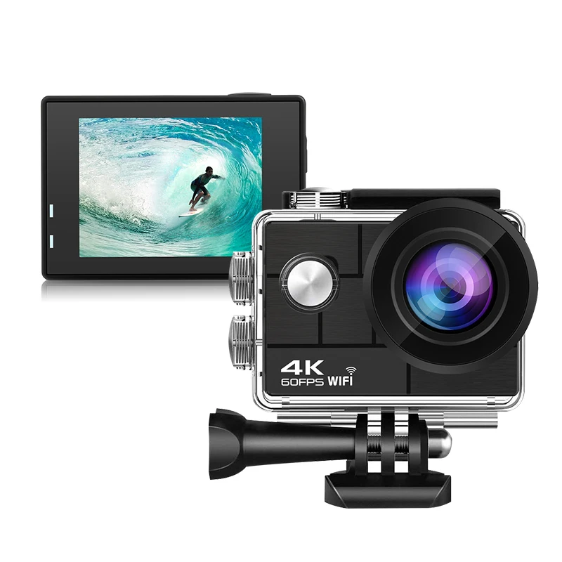 Экшн-камера 24 МП Wi-Fi Ultra HD 4K 60fps IPS экран 2 0 дюйма Спортивная камера на шлем-камера