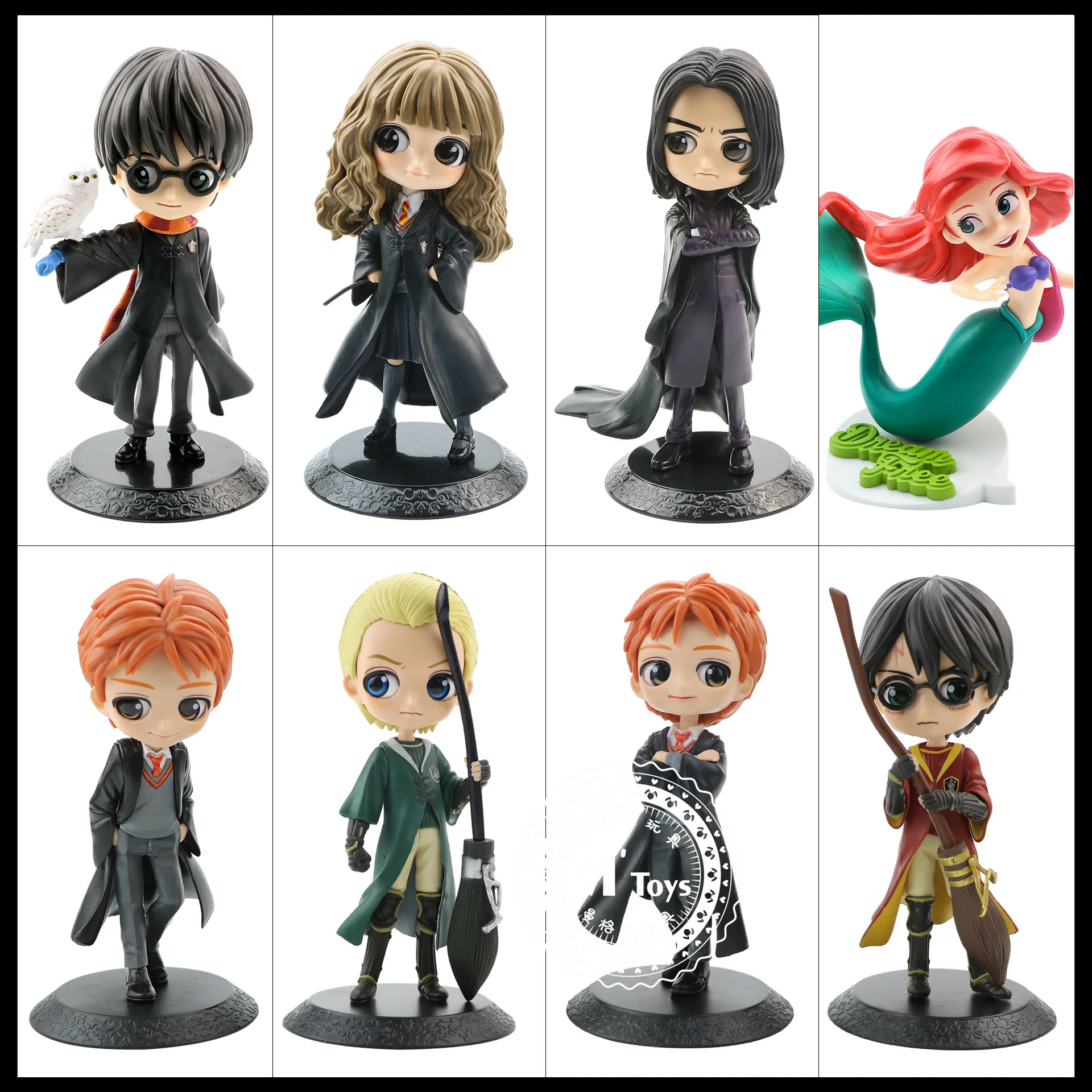 

Q Version Big Eyes Doll Harry Hermione Snape Professor Figure Peripheral Products Ornaments Model Toys