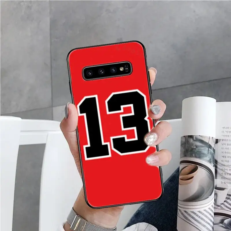 

Basketball clothing Number Phone Cases For Samsung S6 S7 edge S8 S9 S10 e plus A10 A50 A70 note8 J7 2017