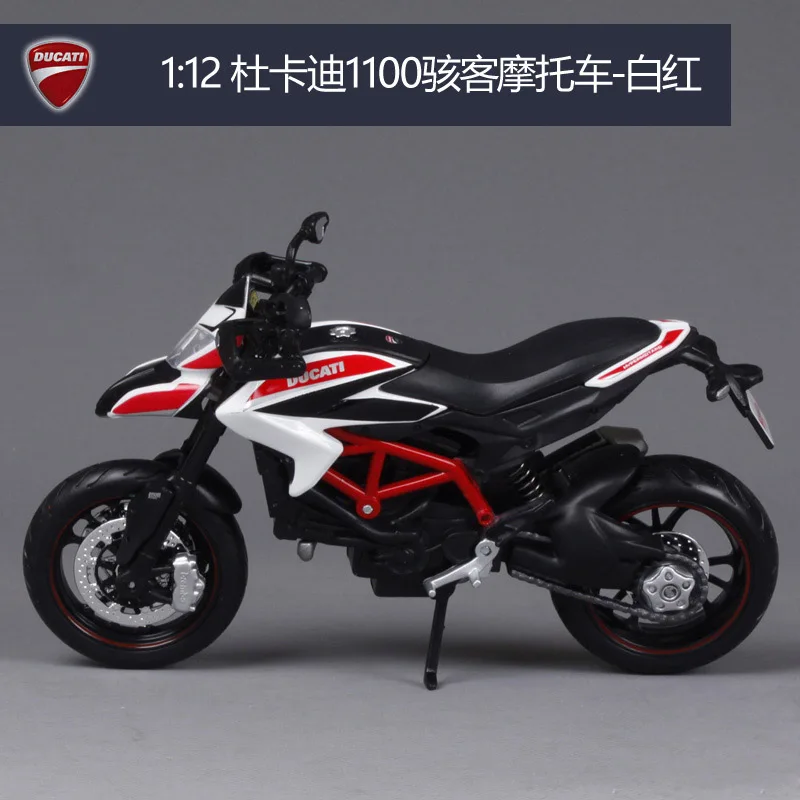 

Maisto 1:12 Ducati Hypermotard SP 2013 Motorcycle metal model Toys For Children Birthday Gift Toys Collection