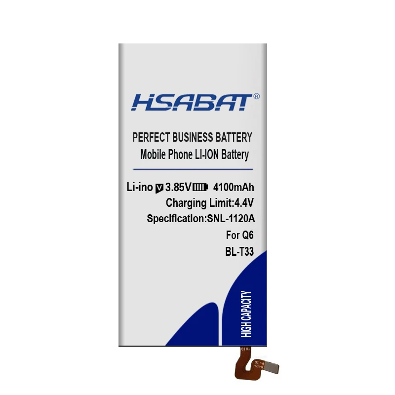 4100mAh Battery for LG Q6 M700A M700AN M700DSK M700N BL-T33