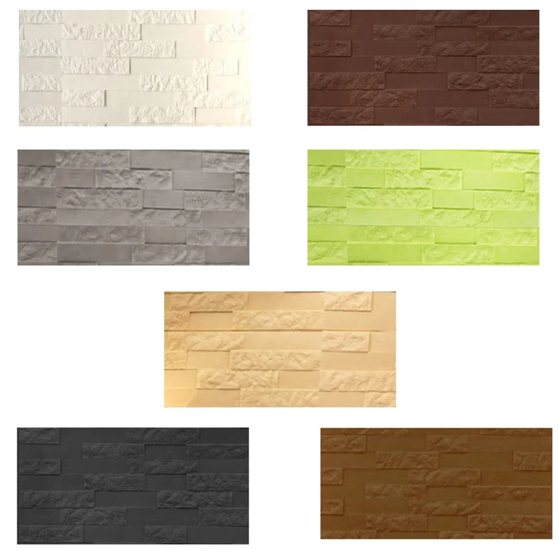 3D кирпичная ПЭ пена панели обоев декорация для комнаты каменная Настенная