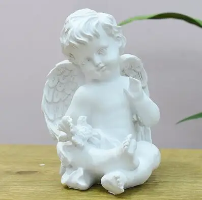 Европейские, полимерные белые ангельские крылья, украшения для дома, гостиной, стола, предметы интерьера, кафе, отеля, офиса, настольные фигурки украшение - Цвет: style15