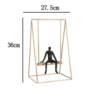 

Modern Simple Metal Resin Furniture Living Room Cabinet Decoration Office Creativity Home Decoration Accessories Living Room