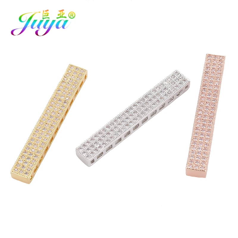 Juya DIY Ювелирные изделия из жемчуга компоненты несколько рядов металлический разделитель спейсер баров для натуральных камней Жемчуг Бисероплетение ювелирных изделий