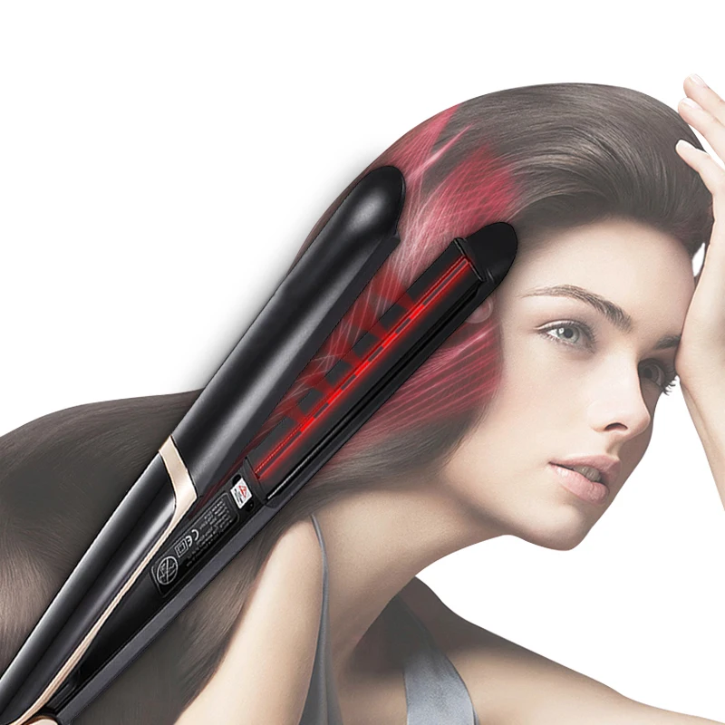 

LCD Display Infrared Hair Care Iron Hair Treatment Cold Straightener Recovers Damaged Iron Smoothly Hair Flat Irons