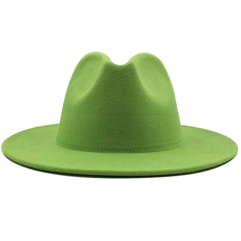 Фетровая шляпа FS с широкими полями для церкви свадьбы шляпы в стиле джаз |