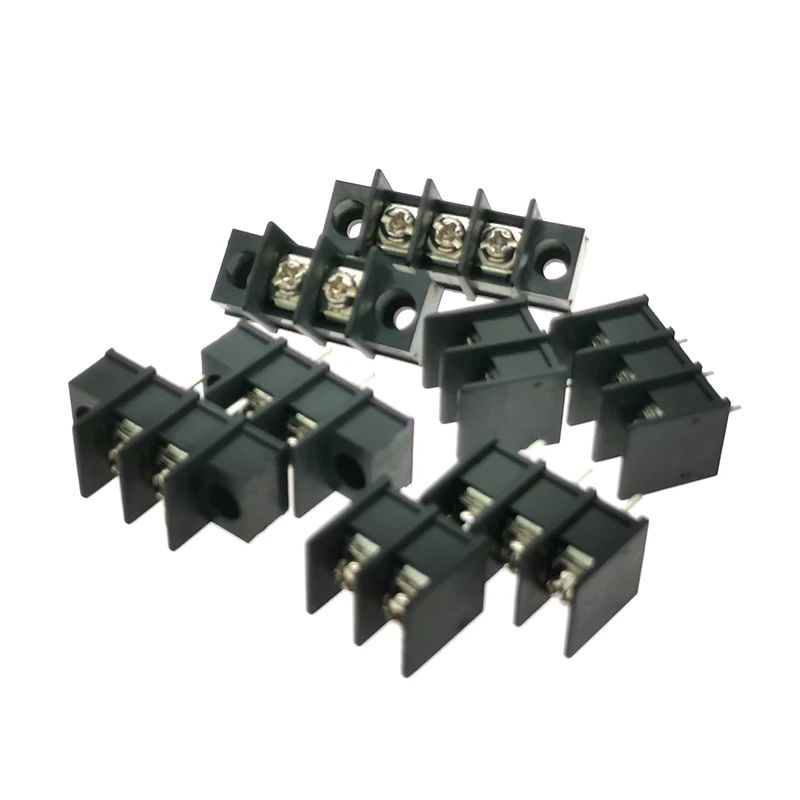 50 шт. шаг 7 62 мм барьер PCB винтовой Клеммник Bornier прямой 2/3-контактный соединитель