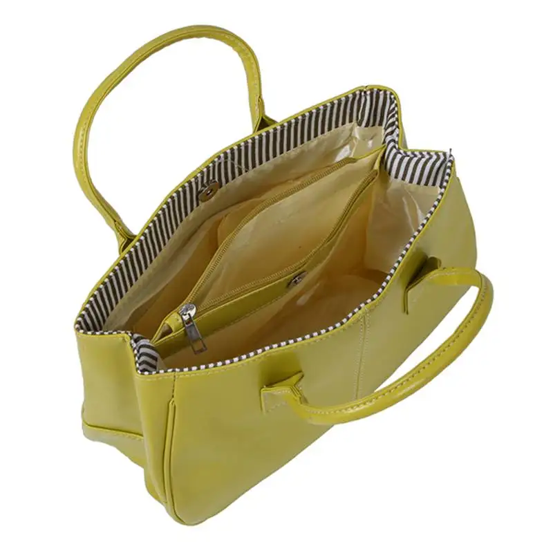 Элегантная модная сумка через плечо из искусственной кожи женская лимонно