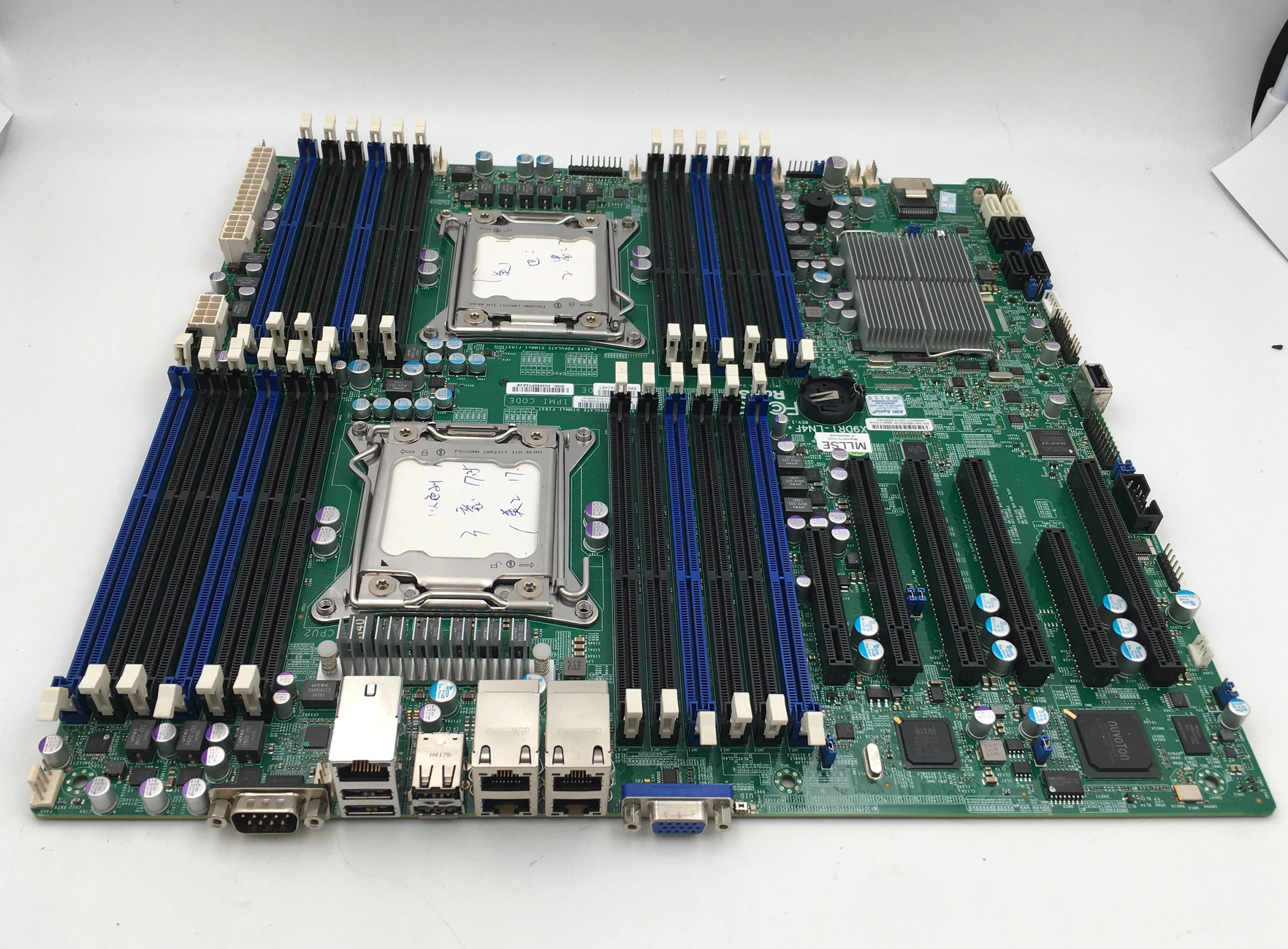 Kaufen Hohe Qualität Für Supermicro X9DRI-LN4F + Server Dual-Weg X79 Motherboard Unterstützt V2 CPU C602 Chip 2011 Wird Test Vor Dem Versand