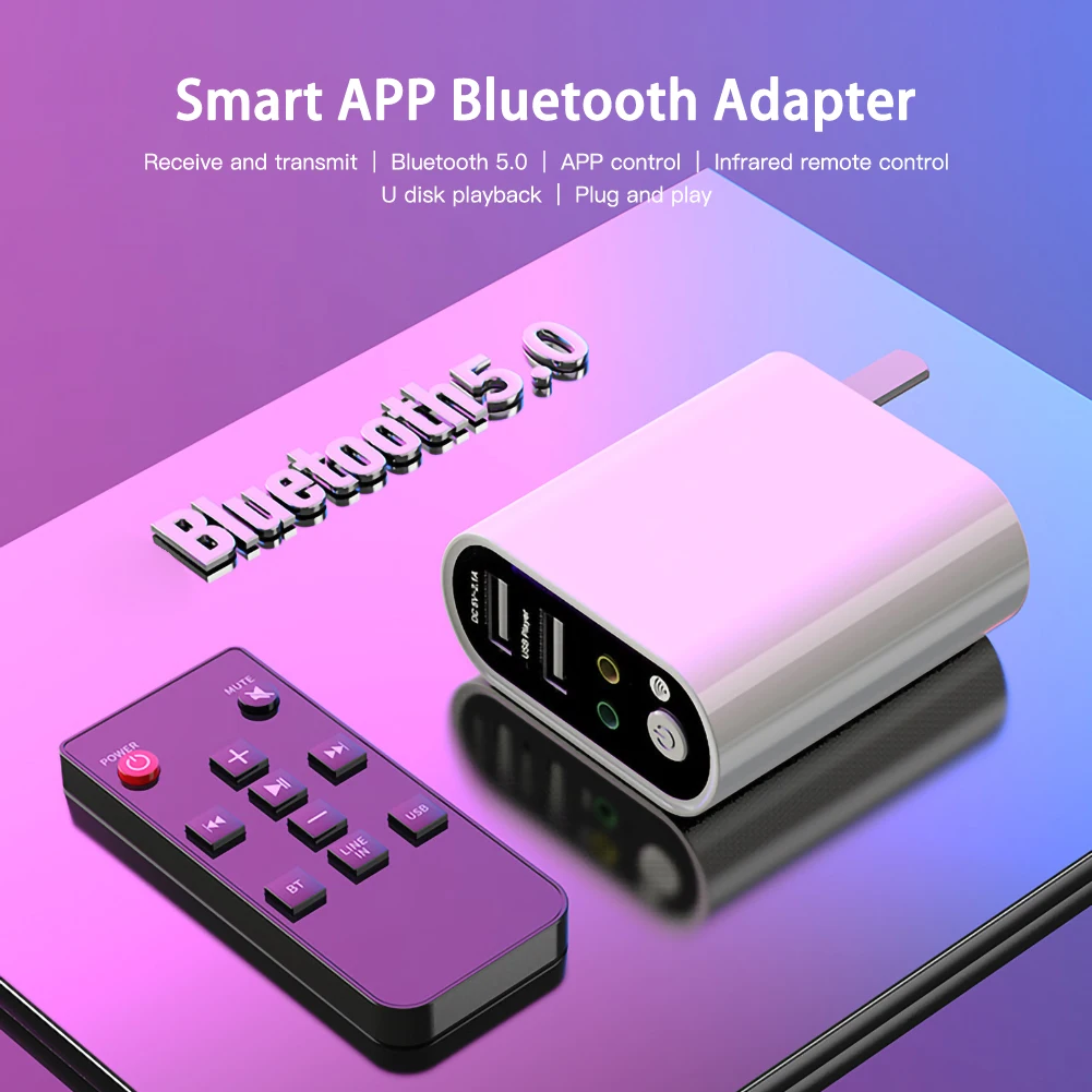 Приемник-передатчик Bluetooth 5 0 2 в 1 с USB-накопителем | Электроника