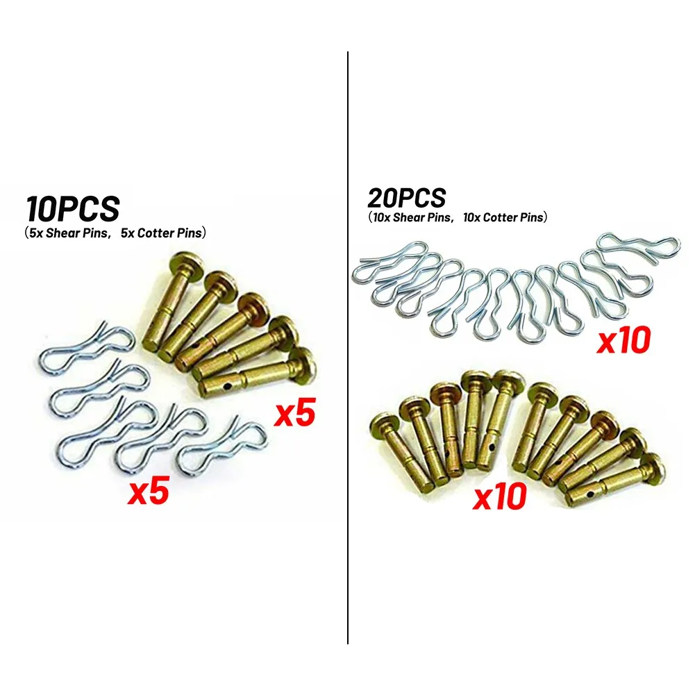 

Shear Pins Cotters Cub Cadet MTD For Craftsman SnowBlowers Replacement For Snowblowers 738-04124A, 738-04124 Snow Blowers
