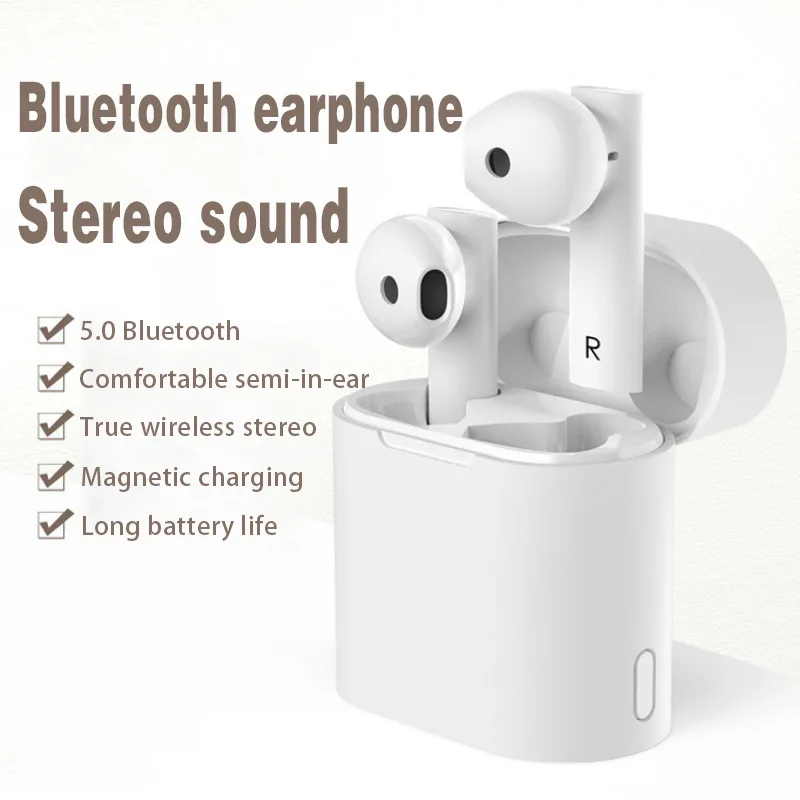 

M6 Bluetooth Headset TWS True Wireless Binaural 5.0 Stereo Motion Intelligent Voice Anti-Noise