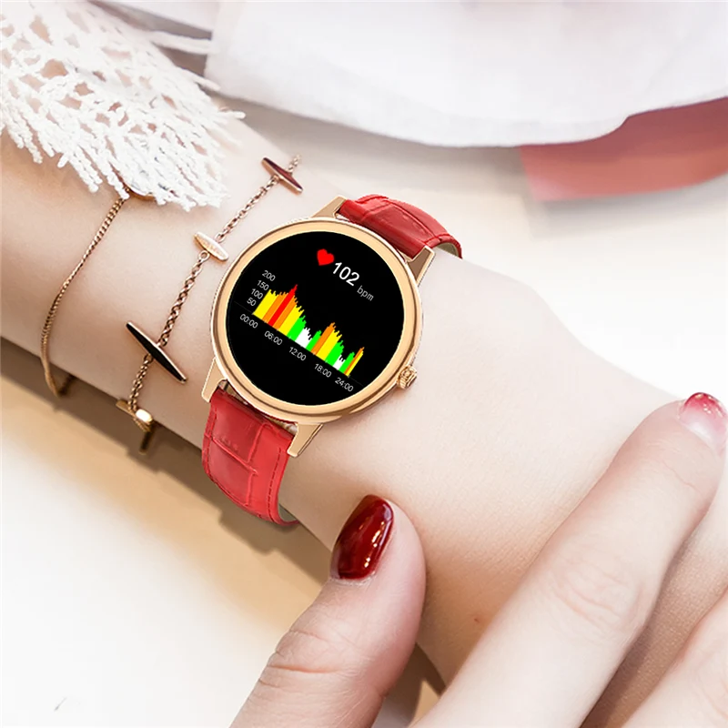 

Women Men E10 Ultra Thin Smart Watch Women Full Touch Screen Bluetooth Sports Tracker Fitness Watch Smartwatch For Android IOS