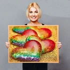 Алмазная мозаика сделай сам, картина с квадратнымигальками, круглая, для украшения дома, Новое поступление, подарок на день Святого Валентина