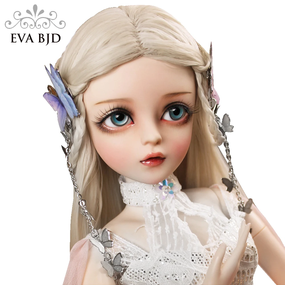 EVA BJD 1/3 розовая бабочка кукла ручной работы макияж 24 дюйма 60 см + стеклянные глаза