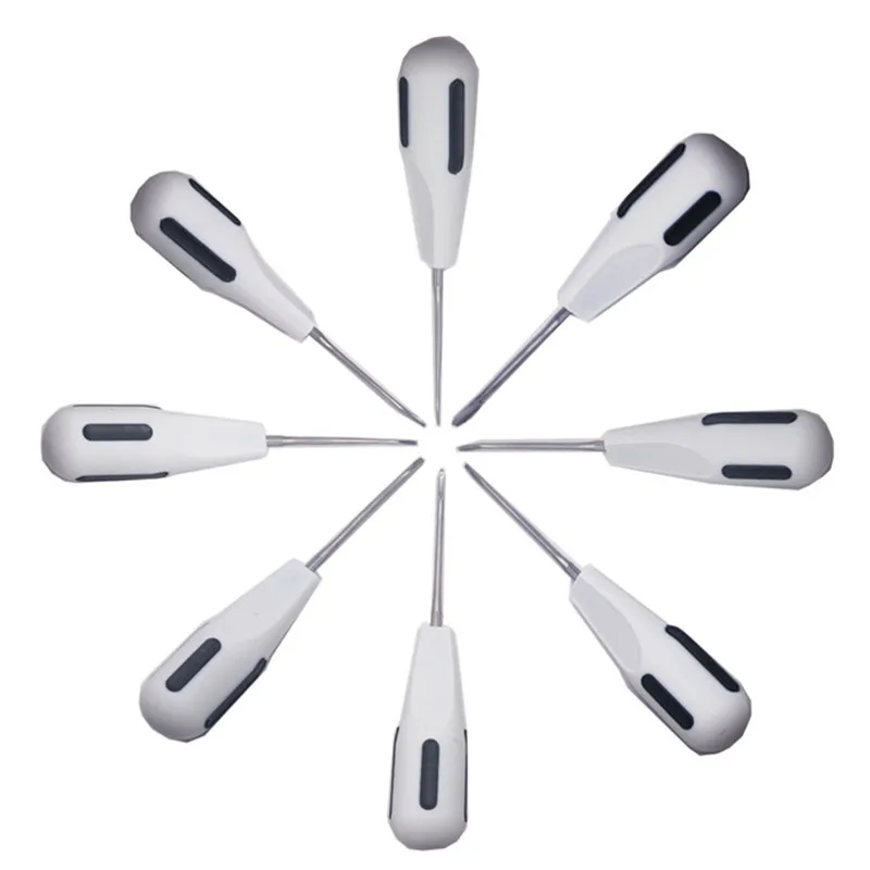 8 шт. стоматологический подъемный подъемник из нержавеющей стали с изогнутым