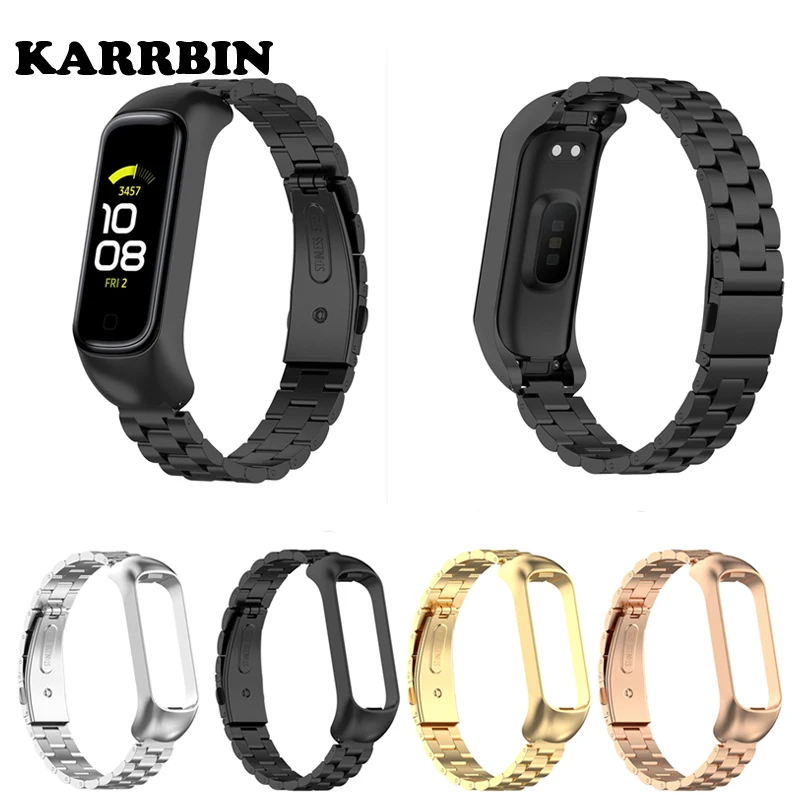 

Ремешок для часов KARRBIN из нержавеющей стали для Samsung Galaxy Fit2