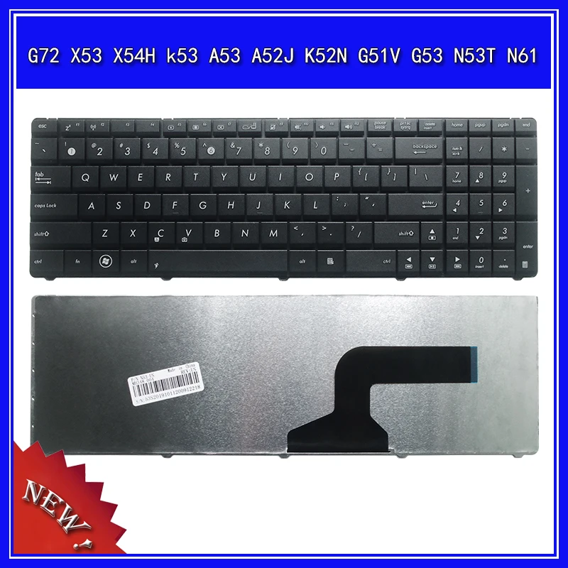 Клавиатура для ноутбука ASUS G72 X53 X54H k53 A53 A52J K52N G51V G53 N53T N61