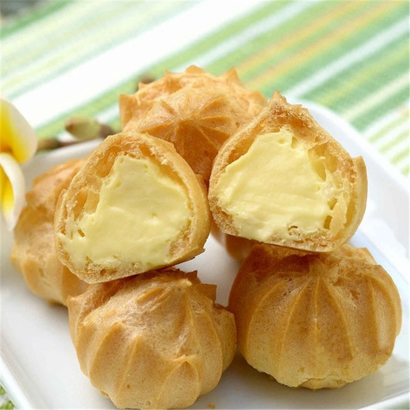 

1Pcs High Quality Cream Icing Piping Nozzle Tip Stainless Steel Long Puff Nozzle Tip Set Decorating Tool Pastry Decor