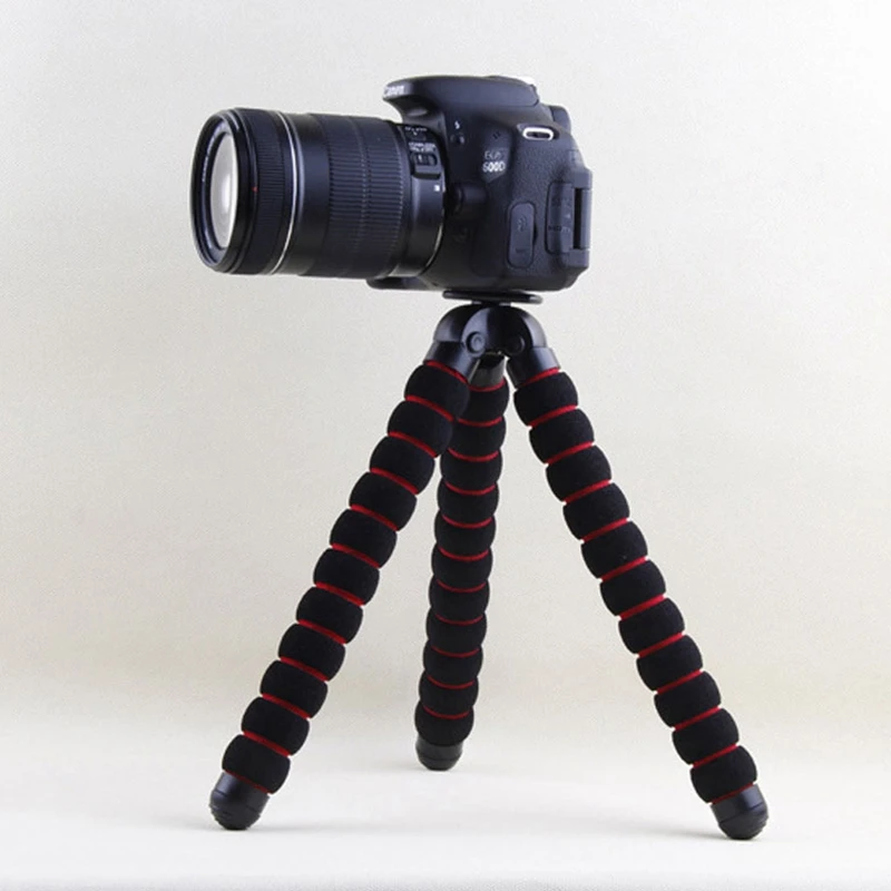 

3 Sizes Sponge Flexible Octopus Mini Medium Large Size Tripods Stand Bracket Holder For Mobile Phone Camera with Retail Box