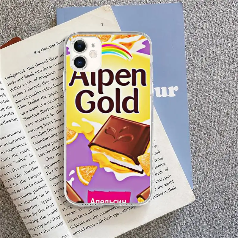 

Chocolate alpen gold Phone Case for iPhone 8 7 6 6S Plus X 5S SE 2020 XR 11 pro XS MAX 12 12Mini