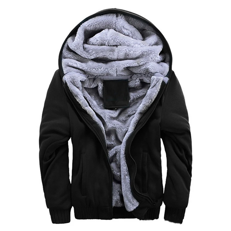 Мужской зимний Кардиган модная однотонная Осенняя ветрозащитная теплая