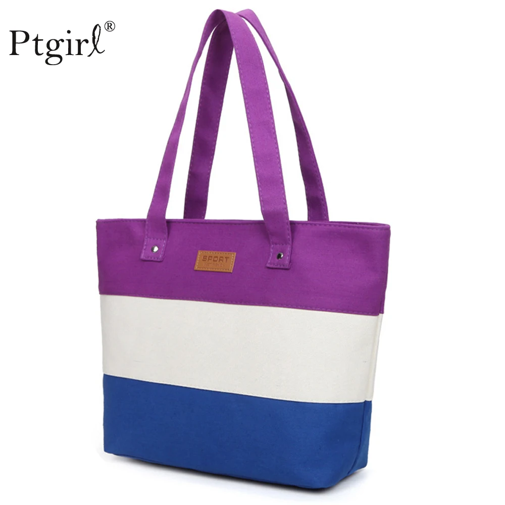 Дамские холщовые большие пляжные сумки на плечо женские мессенджеры Ptgirl новые от