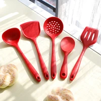 6pcs kitchen utensil set silicone non stick cooking tools sets spatula cookware fatiador molde cochinha kitchen accessories