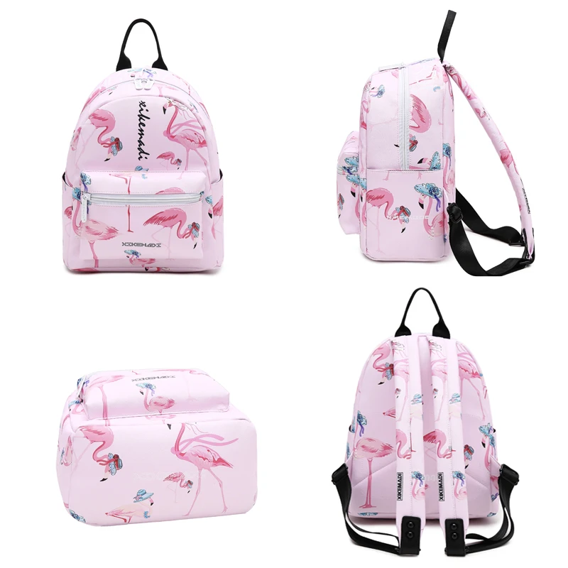 Женский школьный рюкзак из ПУ кожи с 3D принтом|Мужские рюкзаки| |