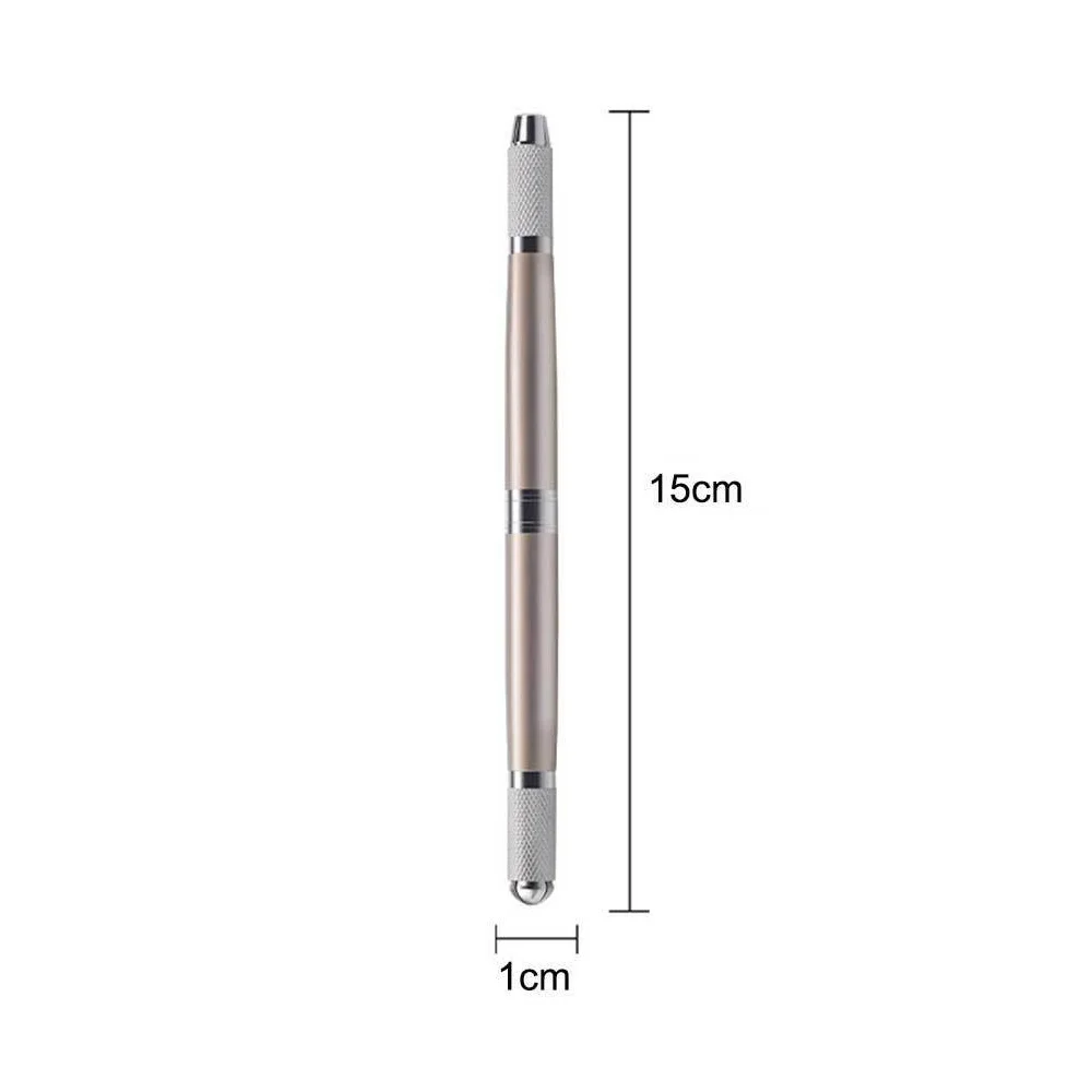 

3 In 1 Manual Tattoo Pen Microblading Permanent Makeup Eyebrow Lip Pen 14cm Multifunctional Gogging Makeup Supplies