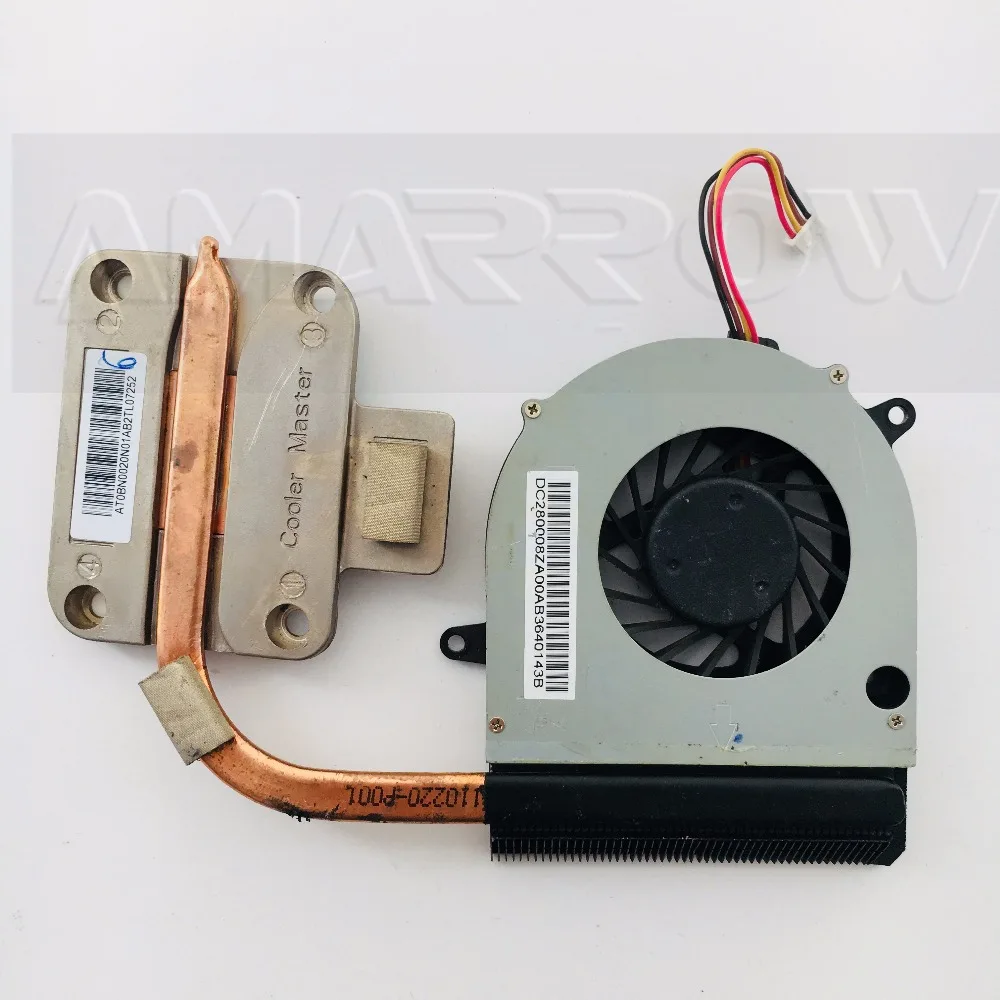 heatsink and fan Охлаждающий вентилятор для ноутбука, кулер для процессора LENOVO G460 G460A G460L G560 Z560 Z460 Z460A G470, радиатор для процессора - Цвет: heatsink and fan