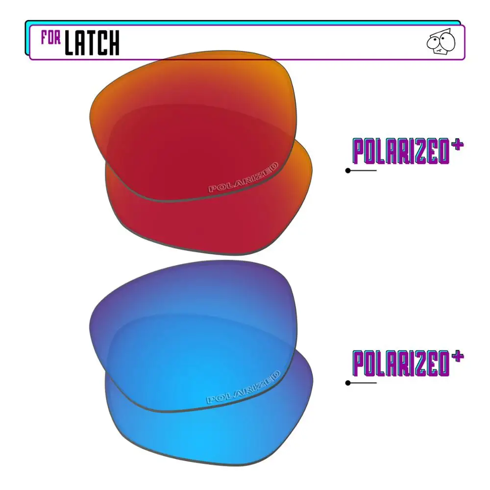 

Ezreзаменить поляризованные Сменные линзы для-Оукли очки с защелкой-BlueP Plus-RedP Plus