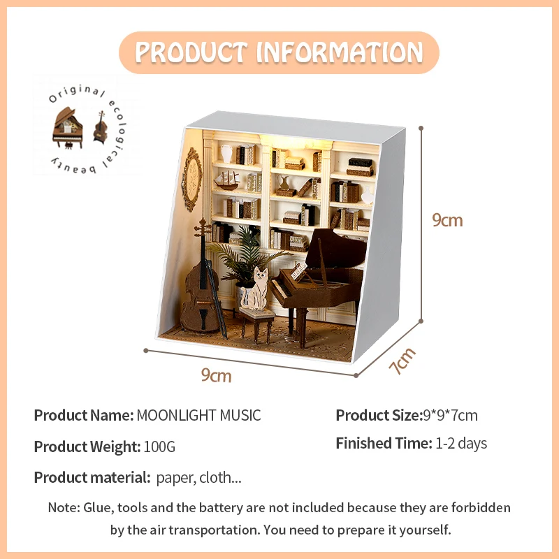 cutebee diy dollhouse miniature diy wooden doll house furniture house dolls diy building kit toys for children gifts free global shipping