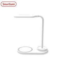10w quick charge led lamp with phone wireless charger eye protection desk lamp portable usb reading foldable touch table lamp