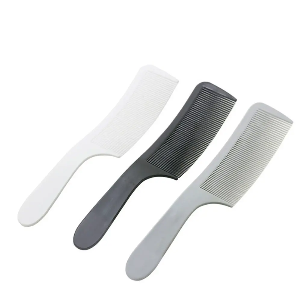 

3pcs S-shaped Large Flat Comb Curved Barber Men's Flat Top Hairdresser Plastic Salon Hairdressing Tools