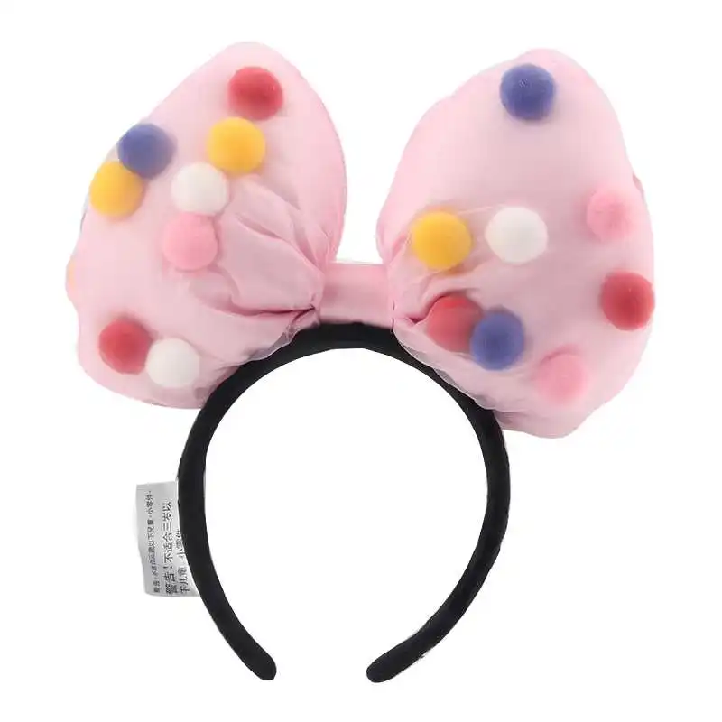 Оригинальная головная повязка TSUM TUSM Микки Минни плюшевые игрушки обруч бабочка головной убор плюшевые игрушки аксессуары для детей девочек