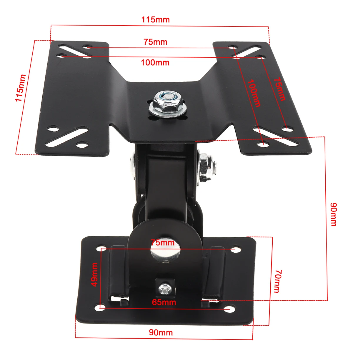 15KG Adjustable TV Wall Mount TV Holder Rotated Fixed TV Wall Bracket TV Frame 180  Tilt Swivel for 14 27 Inch LCD LED Monitor