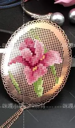 TT Rose ремесло Стич вышивки крестом металлическая Закладка серебро Золотой Рукоделие Вышивка ремесла счетный крест-строчка Kit-6TH - Цвет: Коричневый