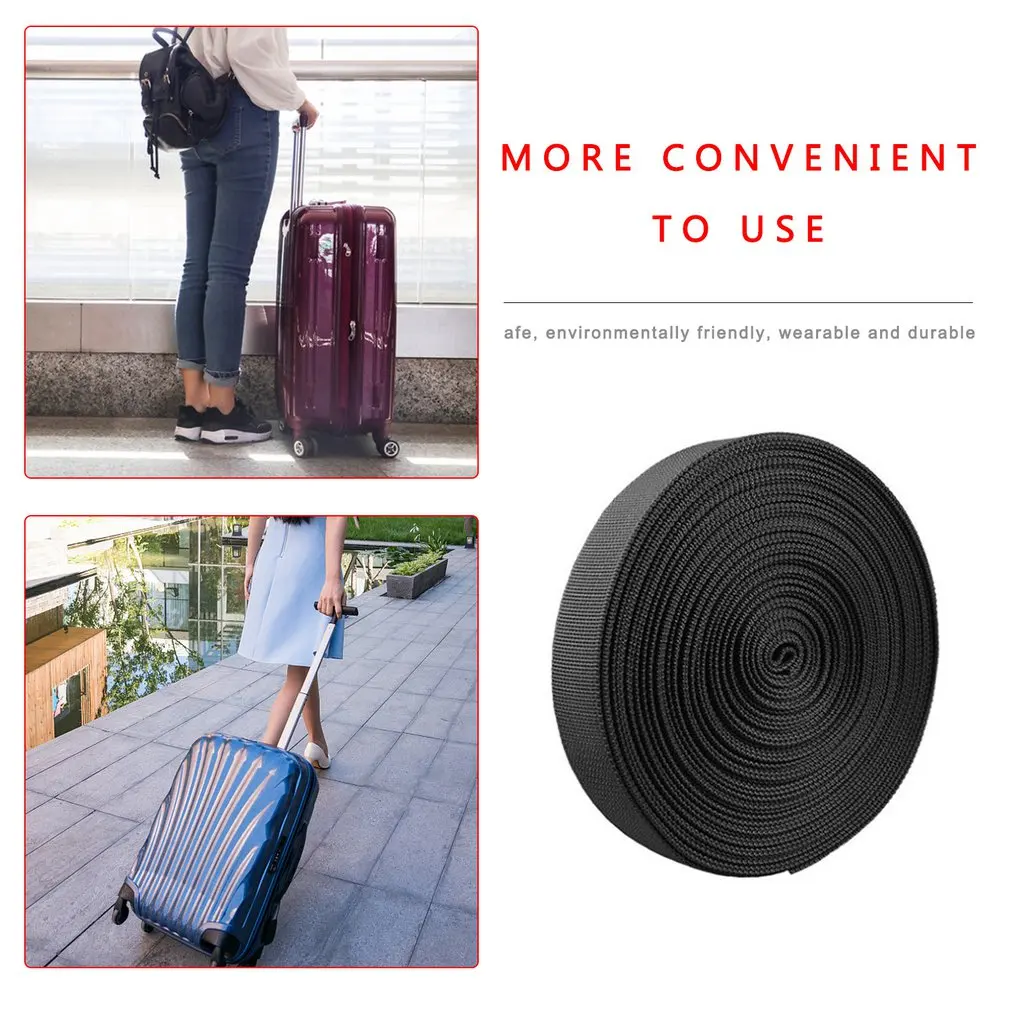 

25mm Nylon Webbing Detach Buckle Detach Buckle Fastening Luggage Ties With Buckle Sets Sticky Tape Straps