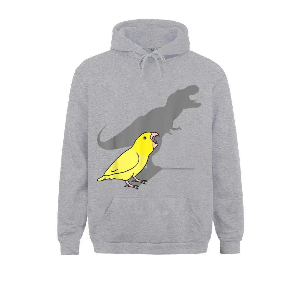 Симпатичный Динозавр попугай забавная птица T-Rex желтая парротета толстовки для